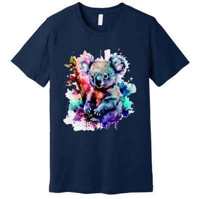 Water Color Koala Premium T-Shirt