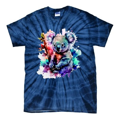 Water Color Koala Tie-Dye T-Shirt