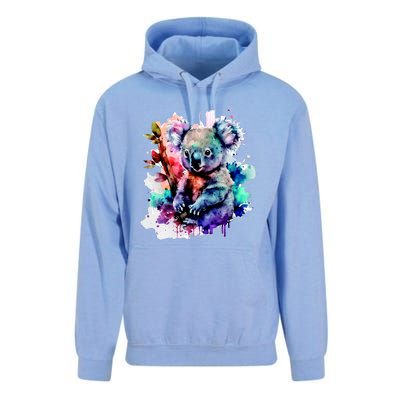 Water Color Koala Unisex Surf Hoodie