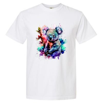 Water Color Koala Garment-Dyed Heavyweight T-Shirt