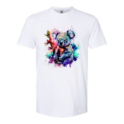 Water Color Koala Softstyle® CVC T-Shirt