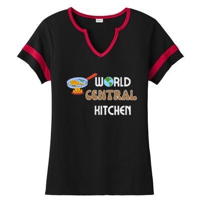 World Central Kitchen Ladies Halftime Notch Neck Tee