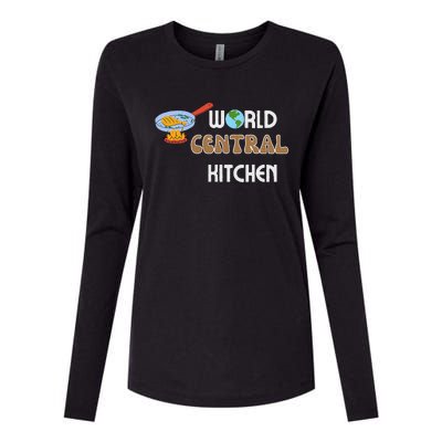 World Central Kitchen Womens Cotton Relaxed Long Sleeve T-Shirt