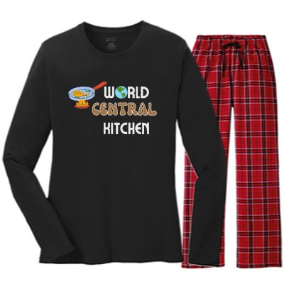 World Central Kitchen Women's Long Sleeve Flannel Pajama Set 