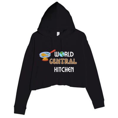 World Central Kitchen Crop Fleece Hoodie