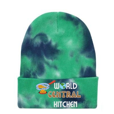 World Central Kitchen Tie Dye 12in Knit Beanie