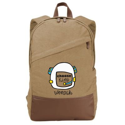 Wonder Choose Kind Auggie Choose Kind Space Helmet Cotton Canvas Backpack