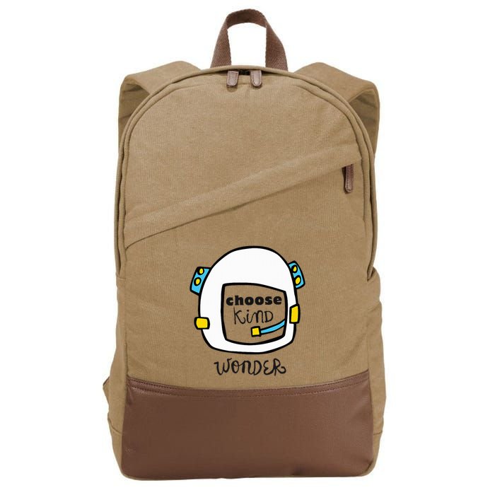 Wonder Choose Kind Auggie Choose Kind Space Helmet Cotton Canvas Backpack