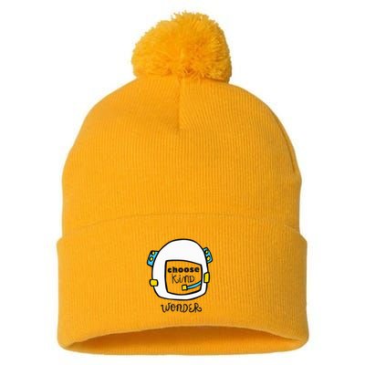 Wonder Choose Kind Auggie Choose Kind Space Helmet Pom Pom 12in Knit Beanie