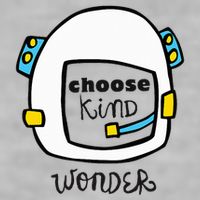 Wonder Choose Kind Auggie Choose Kind Space Helmet Ladies PosiCharge Tri-Blend Wicking Tank