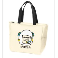 Wonder Choose Kind Auggie Choose Kind Space Helmet Zip Tote Bag