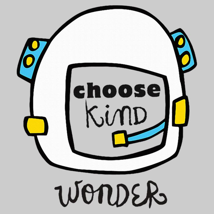 Wonder Choose Kind Auggie Choose Kind Space Helmet Tie-Dye T-Shirt