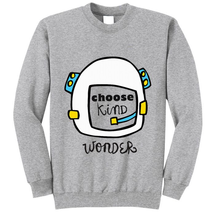 Wonder Choose Kind Auggie Choose Kind Space Helmet Tall Sweatshirt