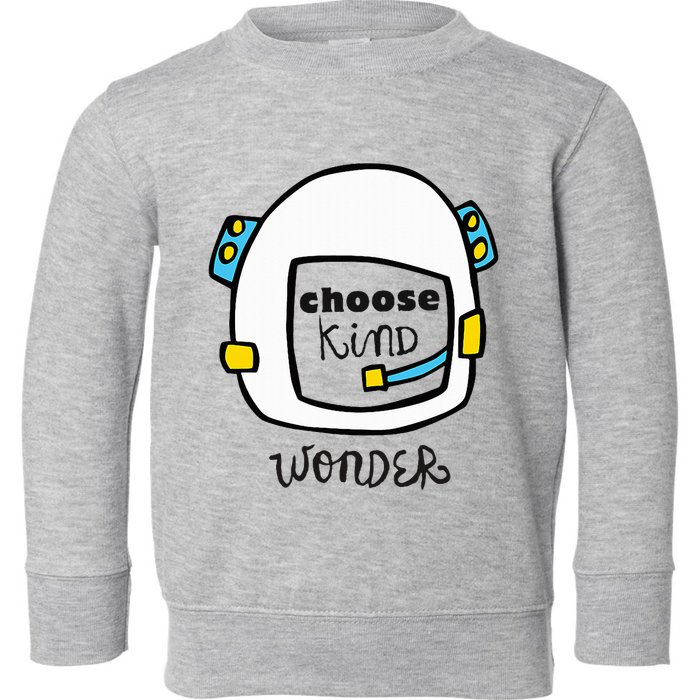 Wonder Choose Kind Auggie Choose Kind Space Helmet Toddler Sweatshirt