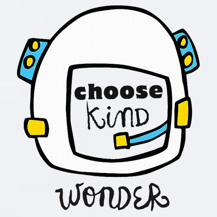 Wonder Choose Kind Auggie Choose Kind Space Helmet Sueded Cloud Jersey T-Shirt