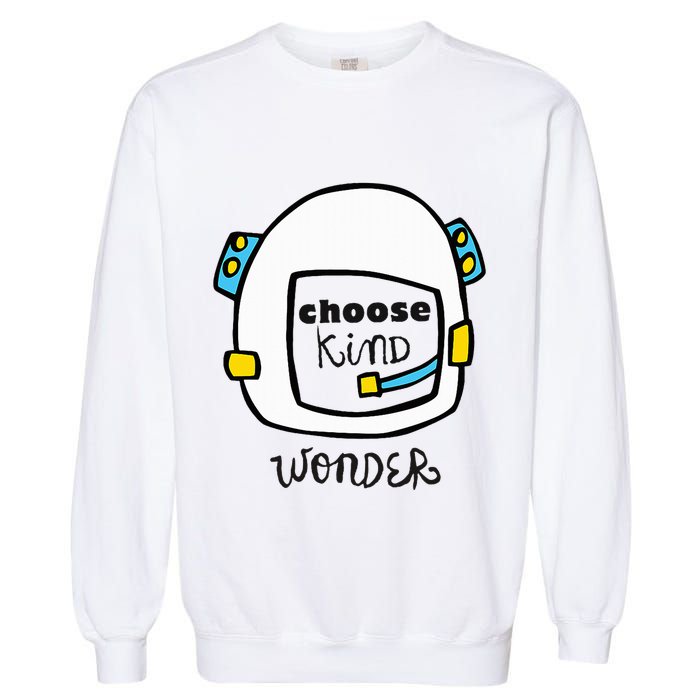 Wonder Choose Kind Auggie Choose Kind Space Helmet Garment-Dyed Sweatshirt