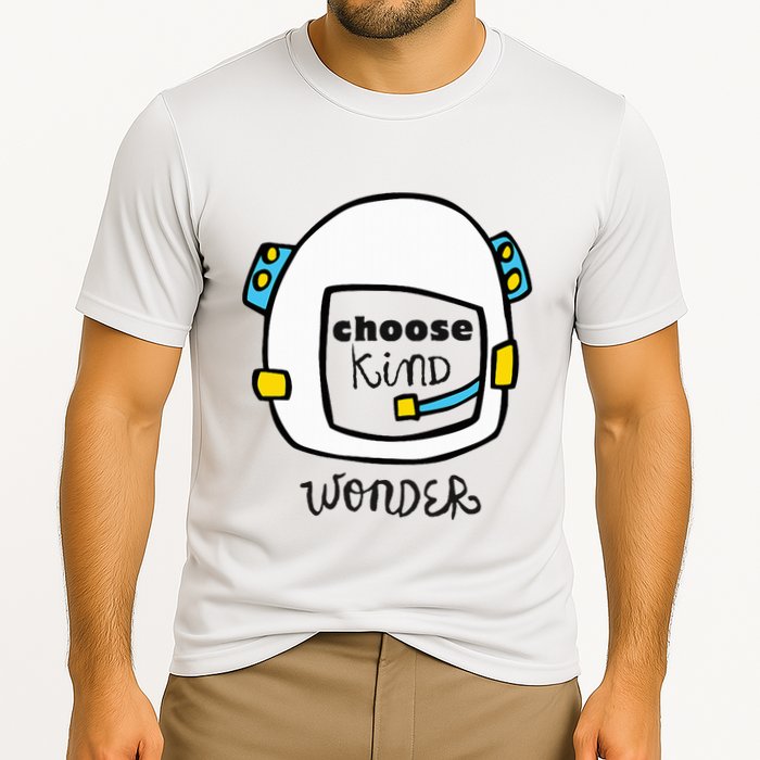 Wonder Choose Kind Auggie Choose Kind Space Helmet Performance Shirt