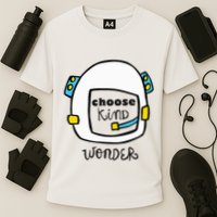 Wonder Choose Kind Auggie Choose Kind Space Helmet Performance Shirt