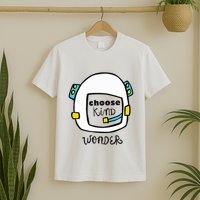 Wonder Choose Kind Auggie Choose Kind Space Helmet T-Shirt