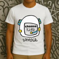 Wonder Choose Kind Auggie Choose Kind Space Helmet T-Shirt