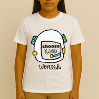 Wonder Choose Kind Auggie Choose Kind Space Helmet T-Shirt