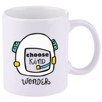 Wonder Choose Kind Auggie Choose Kind Space Helmet 11oz C Handle Ceramic Mug