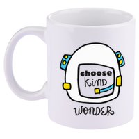 Wonder Choose Kind Auggie Choose Kind Space Helmet 11oz C Handle Ceramic Mug