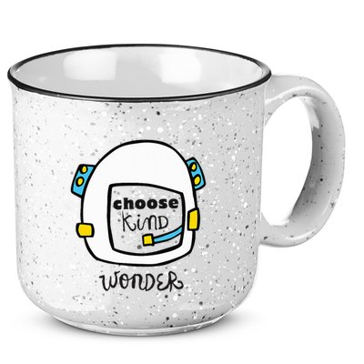 Wonder Choose Kind Auggie Choose Kind Space Helmet 15oz Campfire Ceramic Mug