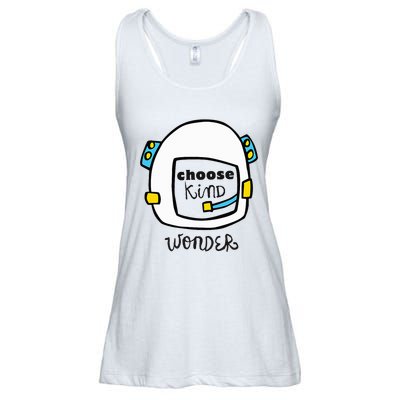 Wonder Choose Kind Auggie Choose Kind Space Helmet Ladies Essential Flowy Tank
