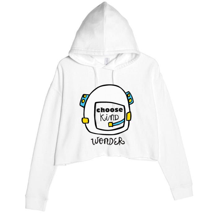 Wonder Choose Kind Auggie Choose Kind Space Helmet Crop Fleece Hoodie