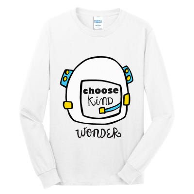 Wonder Choose Kind Auggie Choose Kind Space Helmet Tall Long Sleeve T-Shirt