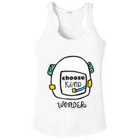 Wonder Choose Kind Auggie Choose Kind Space Helmet Ladies PosiCharge Competitor Racerback Tank