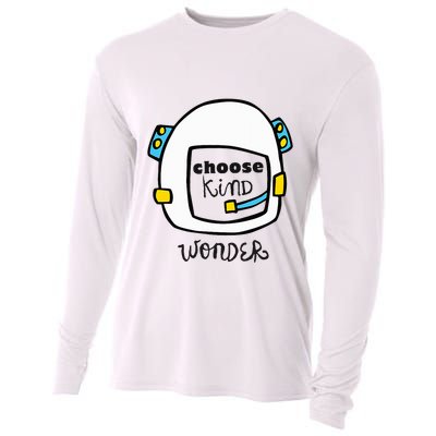 Wonder Choose Kind Auggie Choose Kind Space Helmet Cooling Performance Long Sleeve Crew