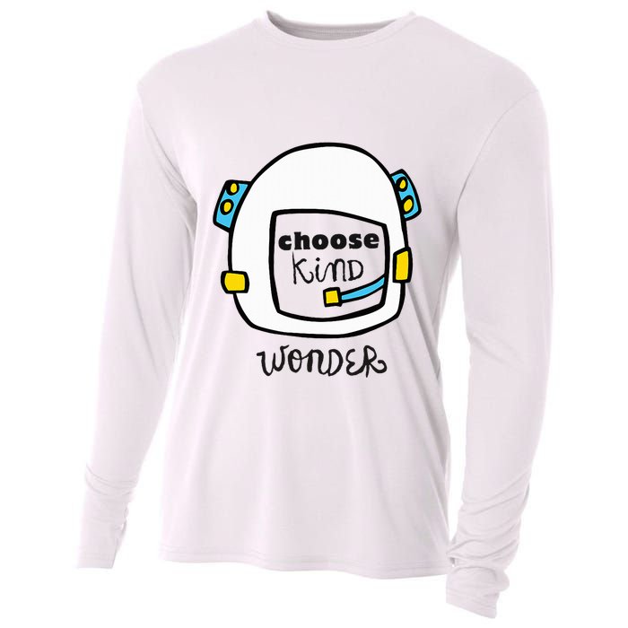 Wonder Choose Kind Auggie Choose Kind Space Helmet Cooling Performance Long Sleeve Crew