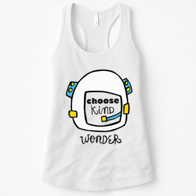 Wonder Choose Kind Auggie Choose Kind Space Helmet Womens Tank Top