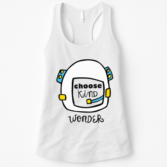 Wonder Choose Kind Auggie Choose Kind Space Helmet Womens Tank Top