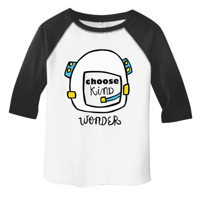 Wonder Choose Kind Auggie Choose Kind Space Helmet Toddler Fine Jersey T-Shirt