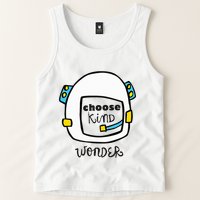 Wonder Choose Kind Auggie Choose Kind Space Helmet Tank Top