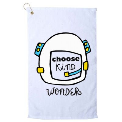 Wonder Choose Kind Auggie Choose Kind Space Helmet Golf Towel
