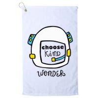 Wonder Choose Kind Auggie Choose Kind Space Helmet Golf Towel
