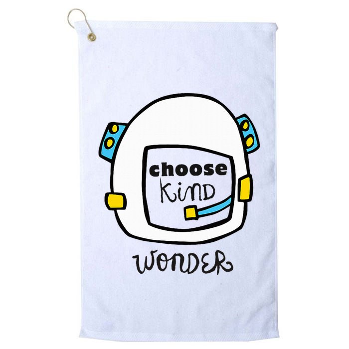 Wonder Choose Kind Auggie Choose Kind Space Helmet Golf Towel