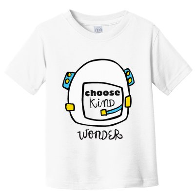 Wonder Choose Kind Auggie Choose Kind Space Helmet Toddler T-Shirt