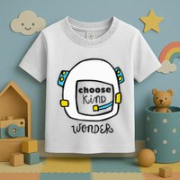 Wonder Choose Kind Auggie Choose Kind Space Helmet Toddler T-Shirt
