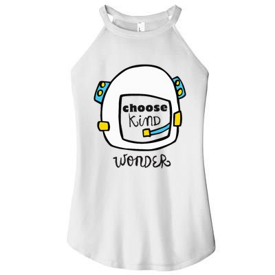 Wonder Choose Kind Auggie Choose Kind Space Helmet Women's Perfect Tri Rocker Tank