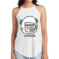 Wonder Choose Kind Auggie Choose Kind Space Helmet Women's Perfect Tri Rocker Tank