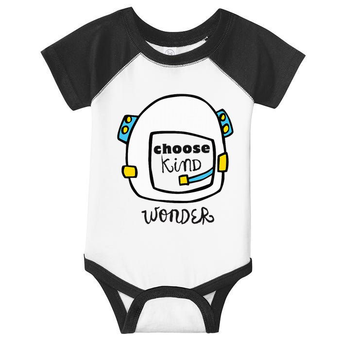 Wonder Choose Kind Auggie Choose Kind Space Helmet Infant Baby Jersey Bodysuit