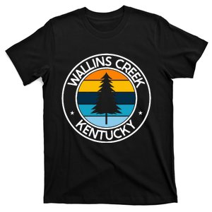 Wallins Creek Kentucky Ky Usa City Pride Tree Sunset T-Shirt