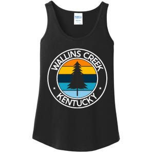 Wallins Creek Kentucky Ky Usa City Pride Tree Sunset Ladies Essential Tank