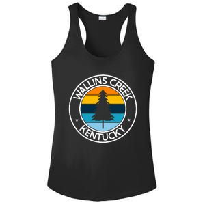 Wallins Creek Kentucky Ky Usa City Pride Tree Sunset Ladies PosiCharge Competitor Racerback Tank