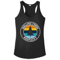 Wallins Creek Kentucky Ky Usa City Pride Tree Sunset Ladies PosiCharge Competitor Racerback Tank